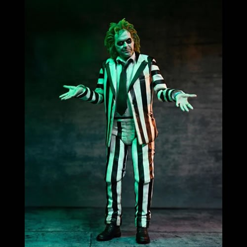 Beetlejuice Beetlejuice 7" Scale Figures - Ultimate "Striped Suit" Beetlejuice