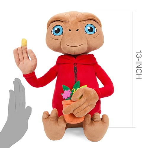 E.T. Plush - 13" E.T. The Extra Terrestrial Hooded Interactive Plush with Light-Up Finger