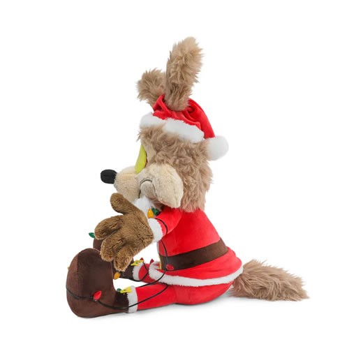 Looney Tunes Plush - 13" Wile E. Coyote x National Lampoon's Christmas Vacation (Light-Up)