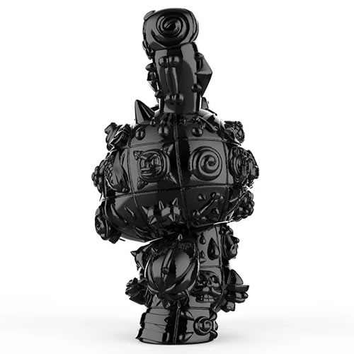 Dunny Vinyl Art Figures - 8" Monolith By Robot Soda (Onyx Edition)