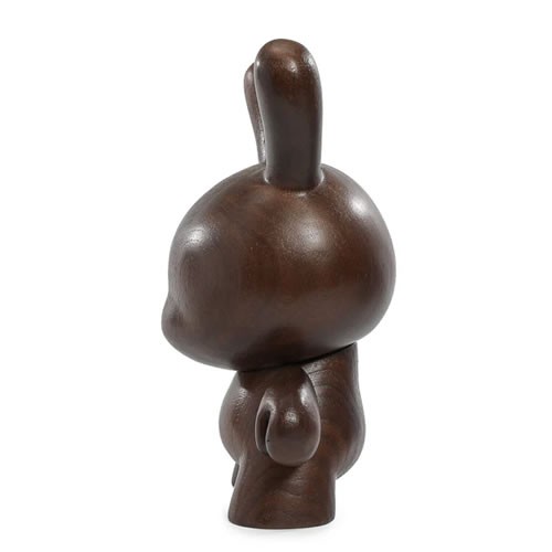 Dunny Figures - Kidrobot RAW - 8" Black Walnut Wood Dunny