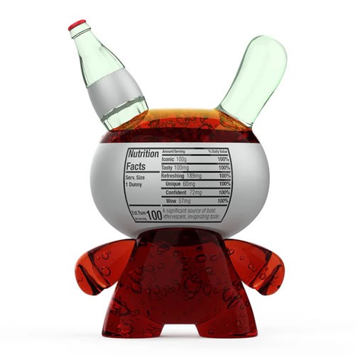 Dunny Resin Art Figures - 8" Kidrobot x Diet Coke