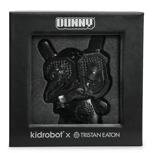 Keychains - Dunny 20th Anniversary - Solid Metal Dunny Keychain (Shock Black) By Tristan Eaton