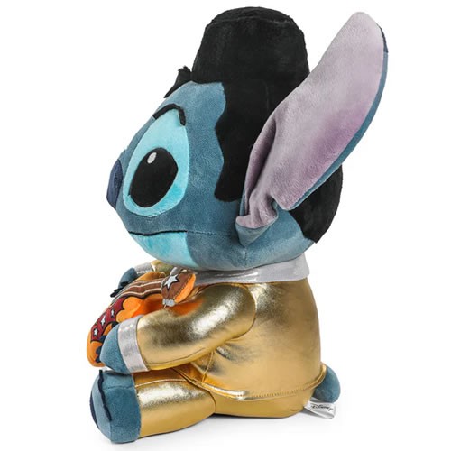 HugMe Plush - Disney - Lilo & Stitch - 14" Elvis Gold Suit Stitch (Shake Action)