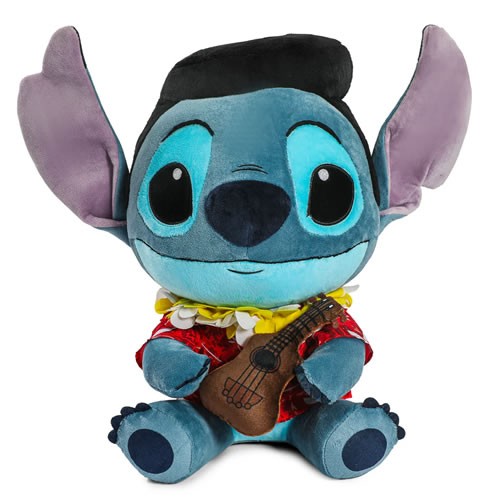 HugMe Plush - Disney - Lilo & Stitch - 14" Elvis Blue Hawaiian Stitch (Shake Action)