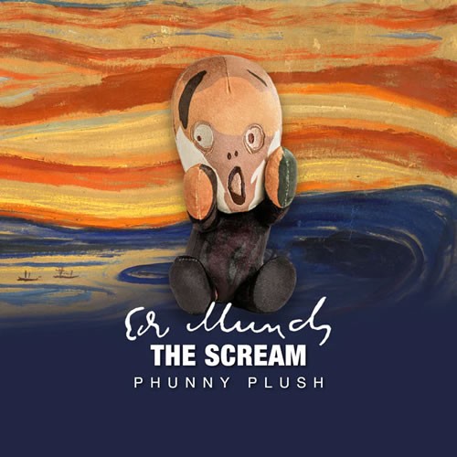 Phunny Plush - 8" Edvard Munch's The Scream