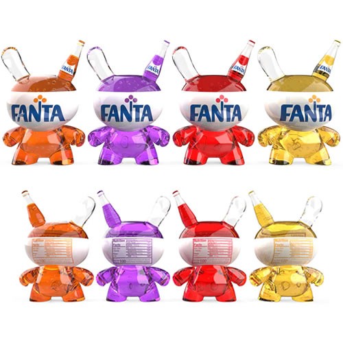 Dunny Resin Art Figures - Fanta - 3" Dunny Fanta 4-Pack