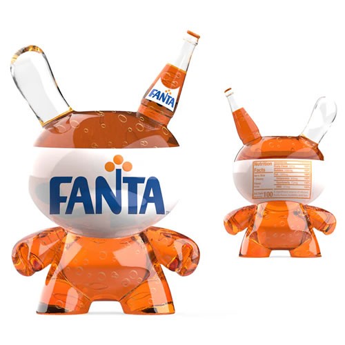 Dunny Resin Art Figures - Fanta - 3" Dunny Fanta 4-Pack