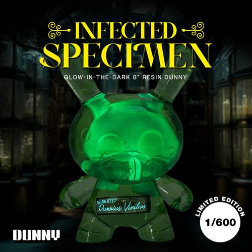 Dunny Resin Art Figures - 8" Infected Specimen (GlD)