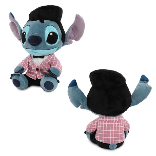 Phunny Plush - Disney - Lilo & Stitch - 8" Pink Checkered Elvis Stitch