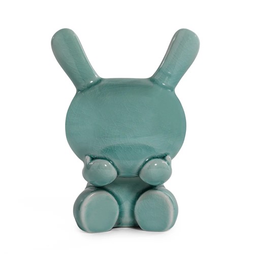 Dunny Porcelain Art Figures - 5" Three Wise Dunnys 3-Pack (Blue Mist Crackle Glaze)