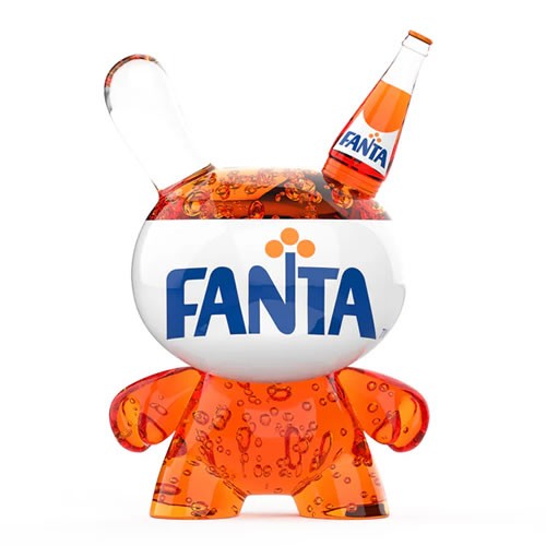 Dunny Resin Art Figures - Fanta - 8" Orange Dunny