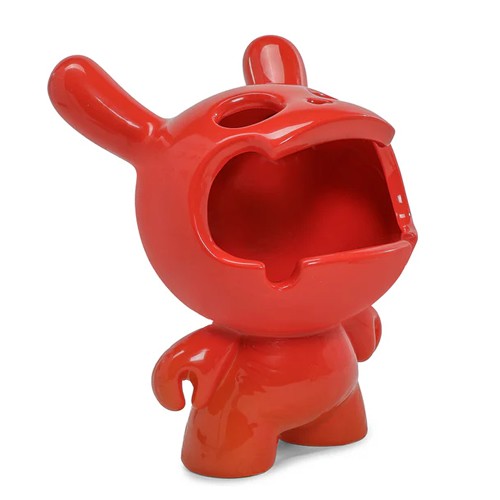 Dunny Art Figures - 5" Fine Ash Dunny Ceramic Ashtray (Sunset Orange Edition)