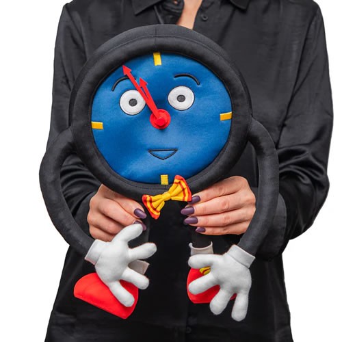 Don't Hug Me I'm Scared Plush - 13" Tony The Talking Clock Wall Clock