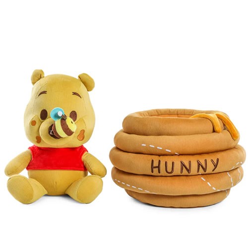 Disney Plush - Winnie The Pooh - 10" Pooh And Honey Pot Interactive Plush