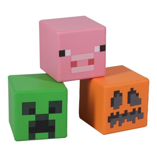 Minecraft Accessories - 12pc Stress Blocks Display