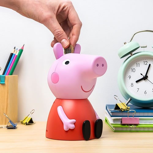 Banks - Peppa Pig - Peppa Shaped Money Box