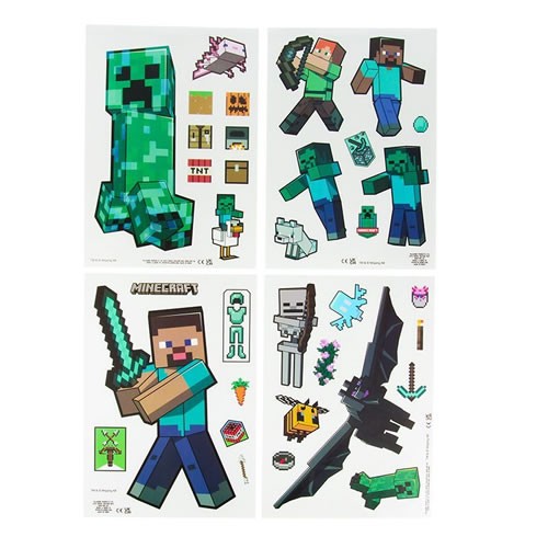 Minecraft Accessories - Electrostatic Window Decals