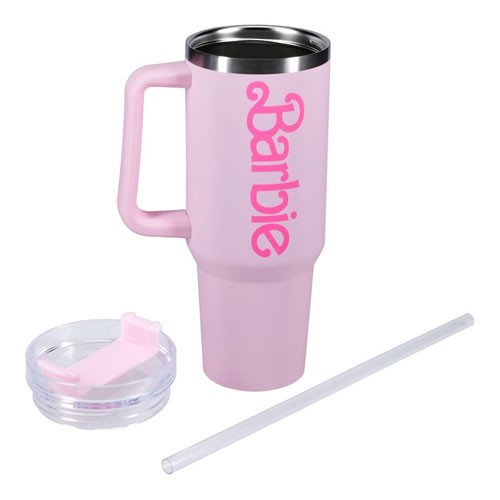 Drinkware - Barbie - XL 1200ml Multiway Travel Mug w/ Straw