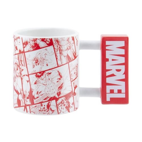 Drinkware - Marvel - Marvel Logo Shaped Mug