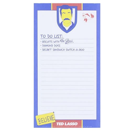 Stationery - Ted Lasso - To Do List w/ Magnetic Back