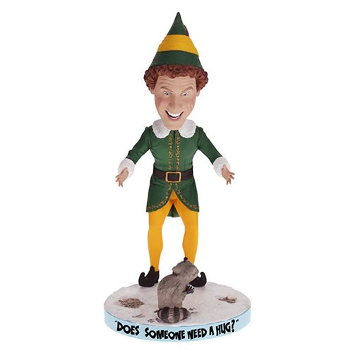 Bobbleheads Figures - Elf - Buddy The Elf With Racoon