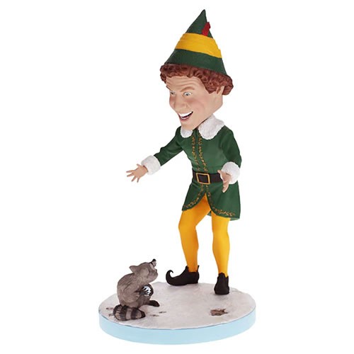 Bobbleheads Figures - Elf - Buddy The Elf With Racoon