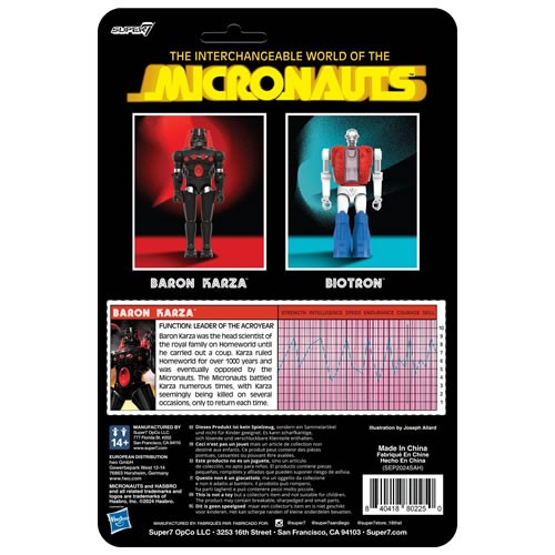 ReAction+ Figures - Micronauts - W01 - Baron Karza