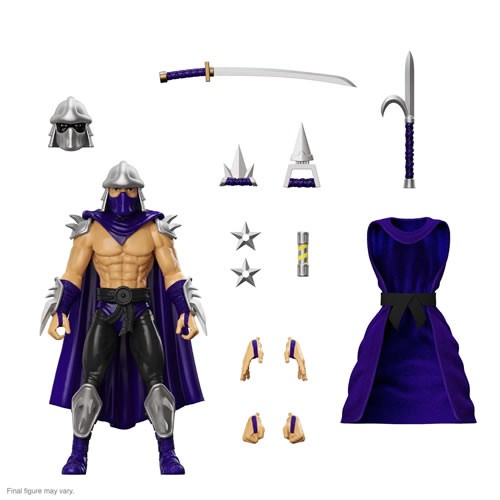 S7 ULTIMATES! Figures - TMNT - W08 - Shredder (Silver Armor)