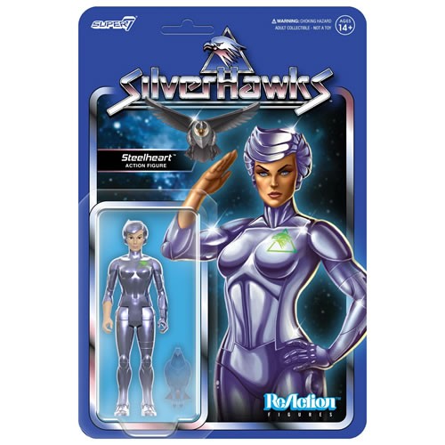 ReAction Figures - Silverhawks - W01 - Steelheart (Toy Version)