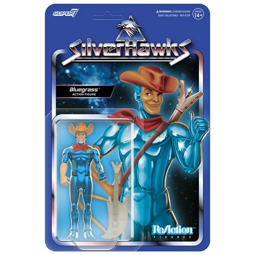 ReAction Figures - Silverhawks - W01 - Bluegrass (Toy Version)