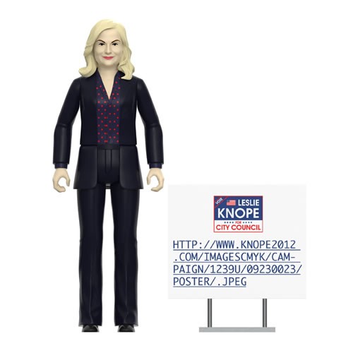 ReAction Figures - Parks And Recreation - Wave 04 - Leslie Knope (Campaign Trail)