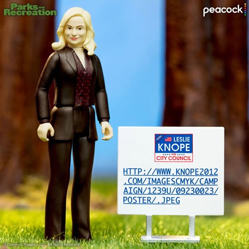 ReAction Figures - Parks And Recreation - Wave 04 - Leslie Knope (Campaign Trail)