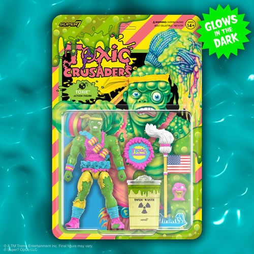 S7 ULTIMATES! Figures - Toxic Crusaders - Toxie (Slime / Glow)