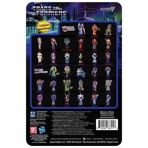 ReAction Figures - Transformers - W08 - Ghost of Starscream (Translucent Glitter)