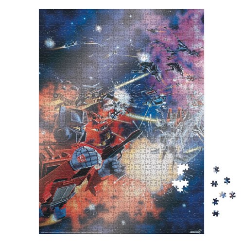 Puzzles - 1000 Pcs - Transformers - Space Fight Art Chome Puzzle