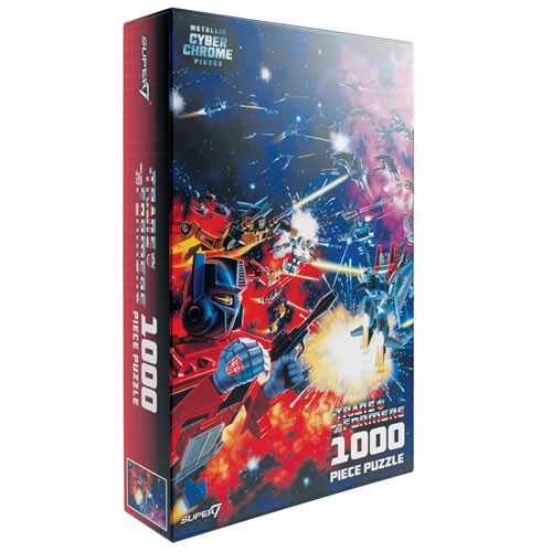 Puzzles - 1000 Pcs - Transformers - Space Fight Art Chome Puzzle