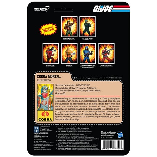 ReAction Figures - G.I. Joe - Cobra Mortal