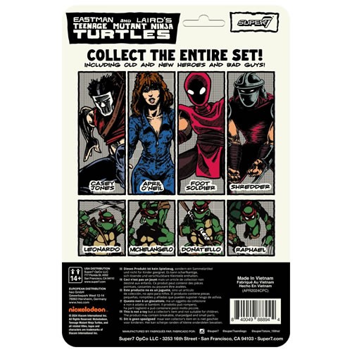 ReAction Figures - TMNT - W11 - Casey Jones (Comic Color)