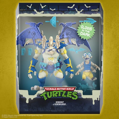 S7 ULTIMATES! Figures - TMNT - Wingnut & Screwloose (Glow)