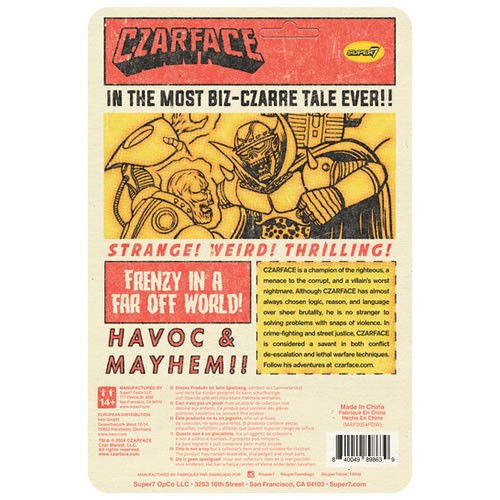 ReAction Figures - Czarface - W11 - Czarface (Orange & Black)