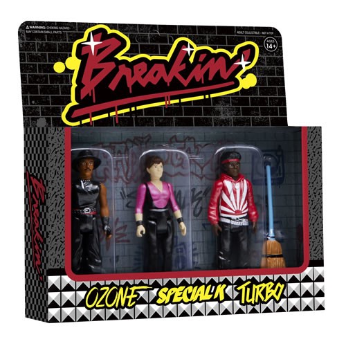 Reaction Figures - Breakin' - Ozone - Special K & Turbo 3-Pack (Metallic)