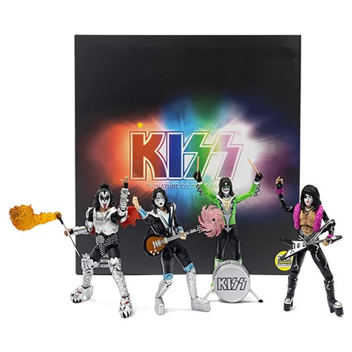 BST AXN Best Action Figures - KISS - 5" Signature Colors (Vegas Outfits) 4-Pack (SDCC) Exclusive