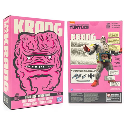 BST AXN Best Action Figures - TMNT - 8" XL Krang w/ Throwback Robot + Comic