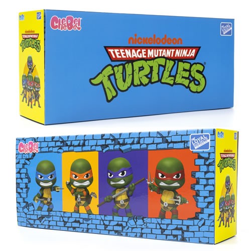 Cheebee Figures - TMNT - 3" SDCC 2023 Exclusive 4-Pack