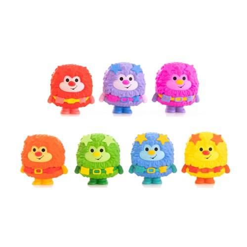 Rainbow Brite Figures - 1.25" Sprites Cheebee 7-Pack Collector Set