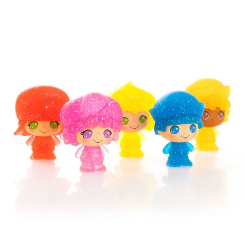 Strawberry Shortcake Figures - 1.5" Berry Besties Glitter Cheebee Figures 5-Pack Collector Set