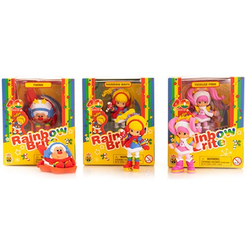 Rainbow Brite Figures - 2.5" Cheebee Winter Season Assortment