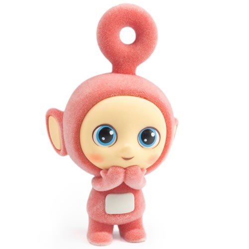 Teletubbies Figures - 2.5" Cheebee Po (Flocked)