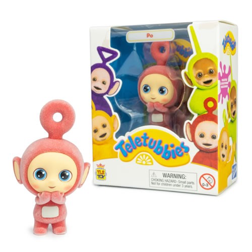 Teletubbies Figures - 2.5" Cheebee Po (Flocked)